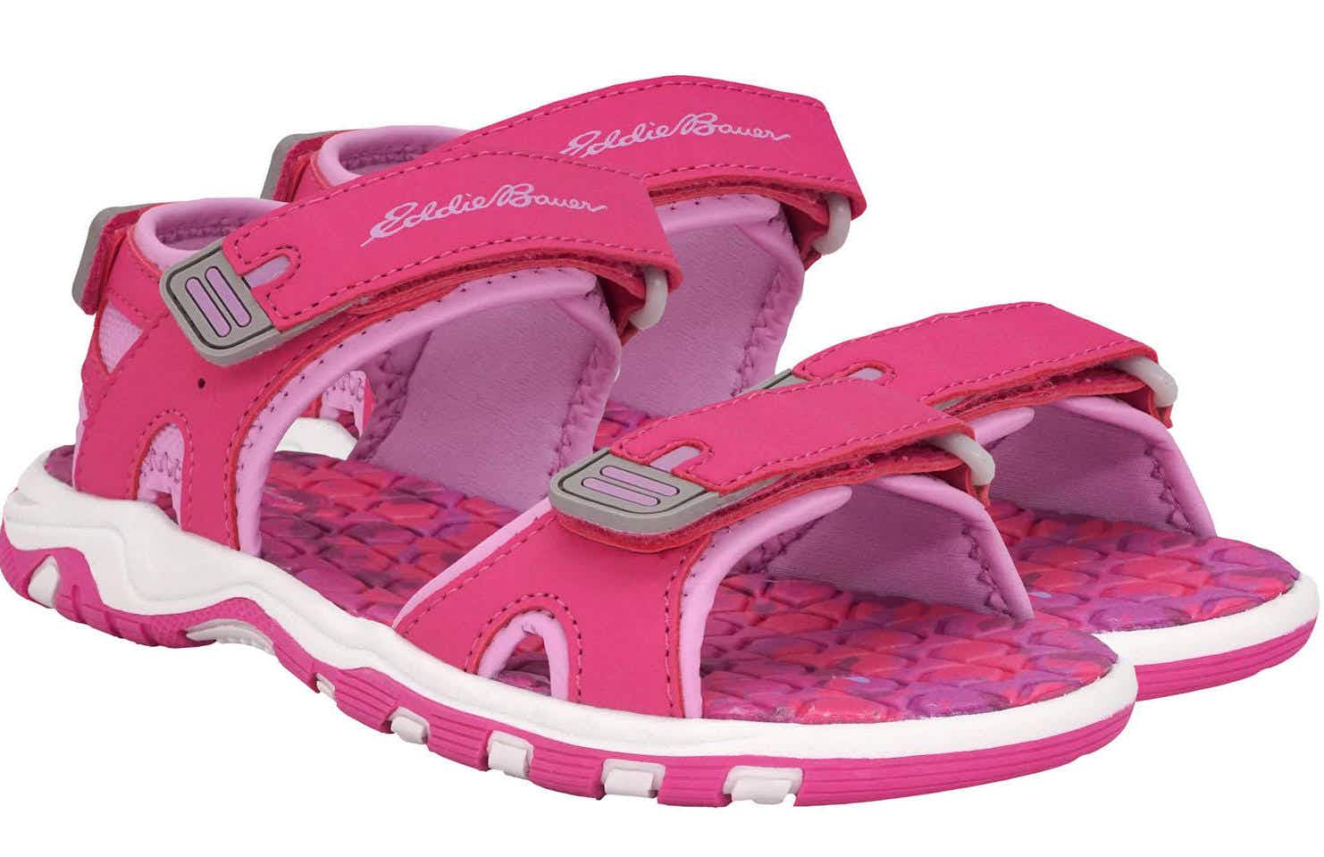 pink kids sandals