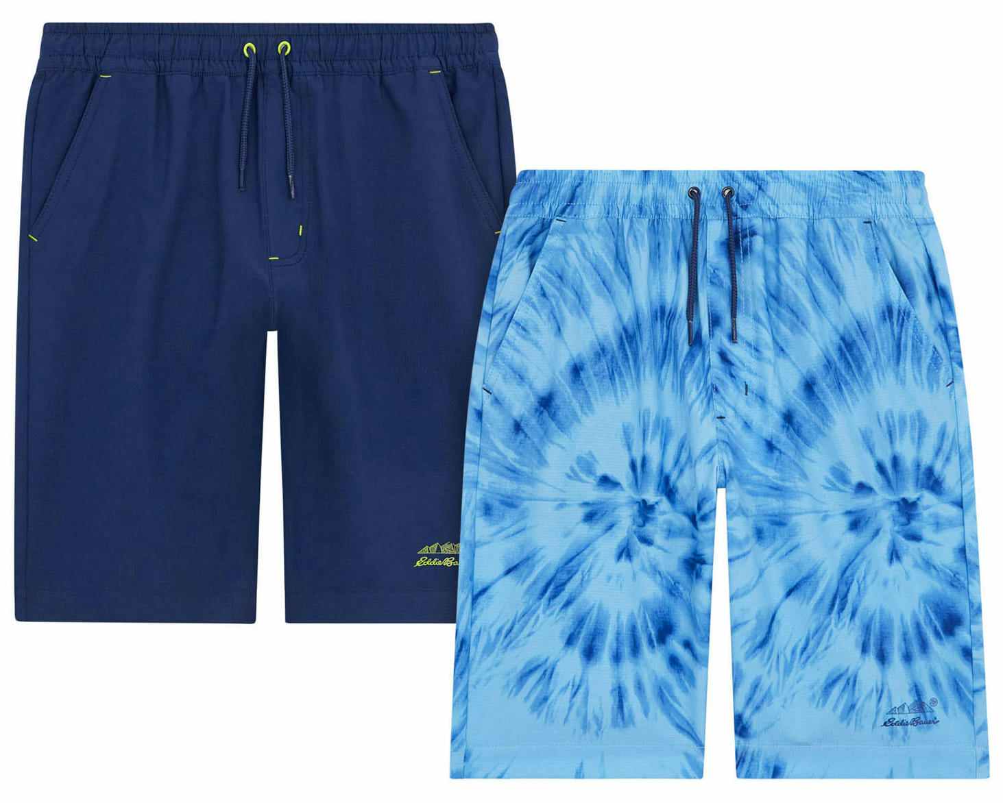 2 pairs of kids blue shorts