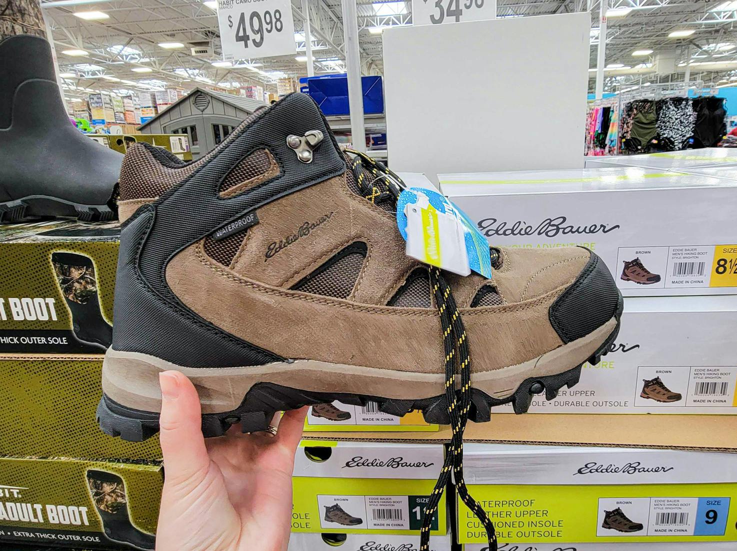 sam's club eddie bauer hiking boots