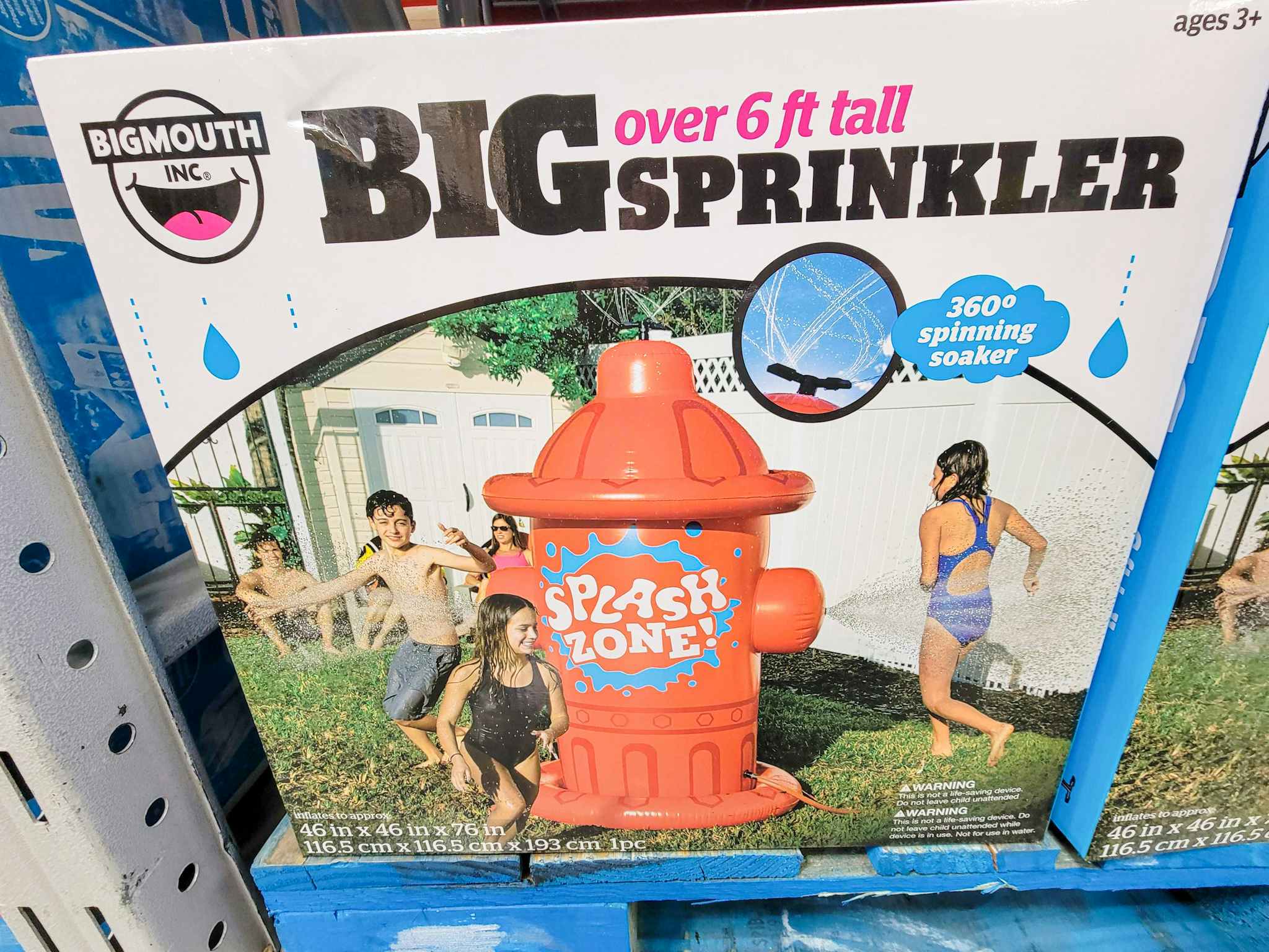 over 6 foot tall fire hydrant sprinkler