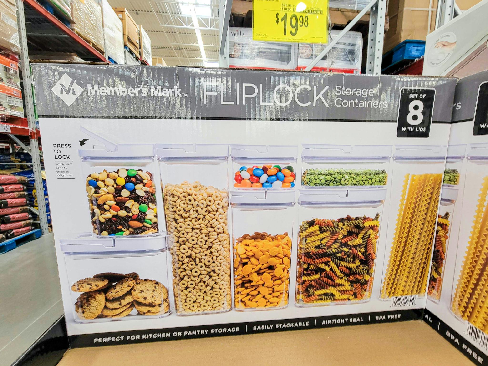 Oxo Dupe Fliplock Container 8Piece Set, Only 19.98 at Sam's Club The Krazy Coupon Lady