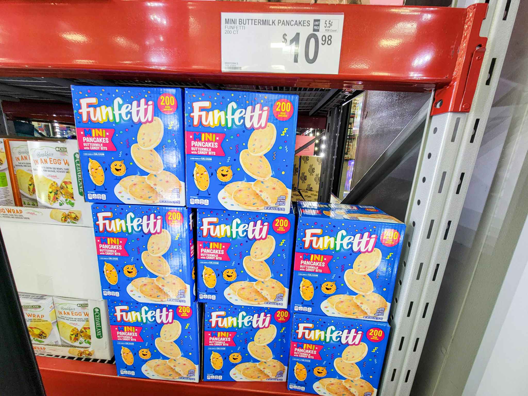 boxes of 200 mini funfetti pancakes