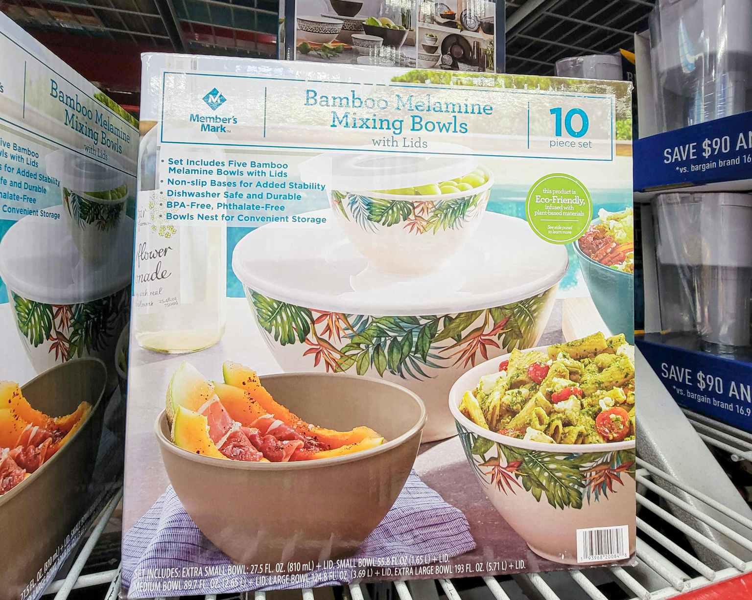 a set of 10 mixing bowls with lids