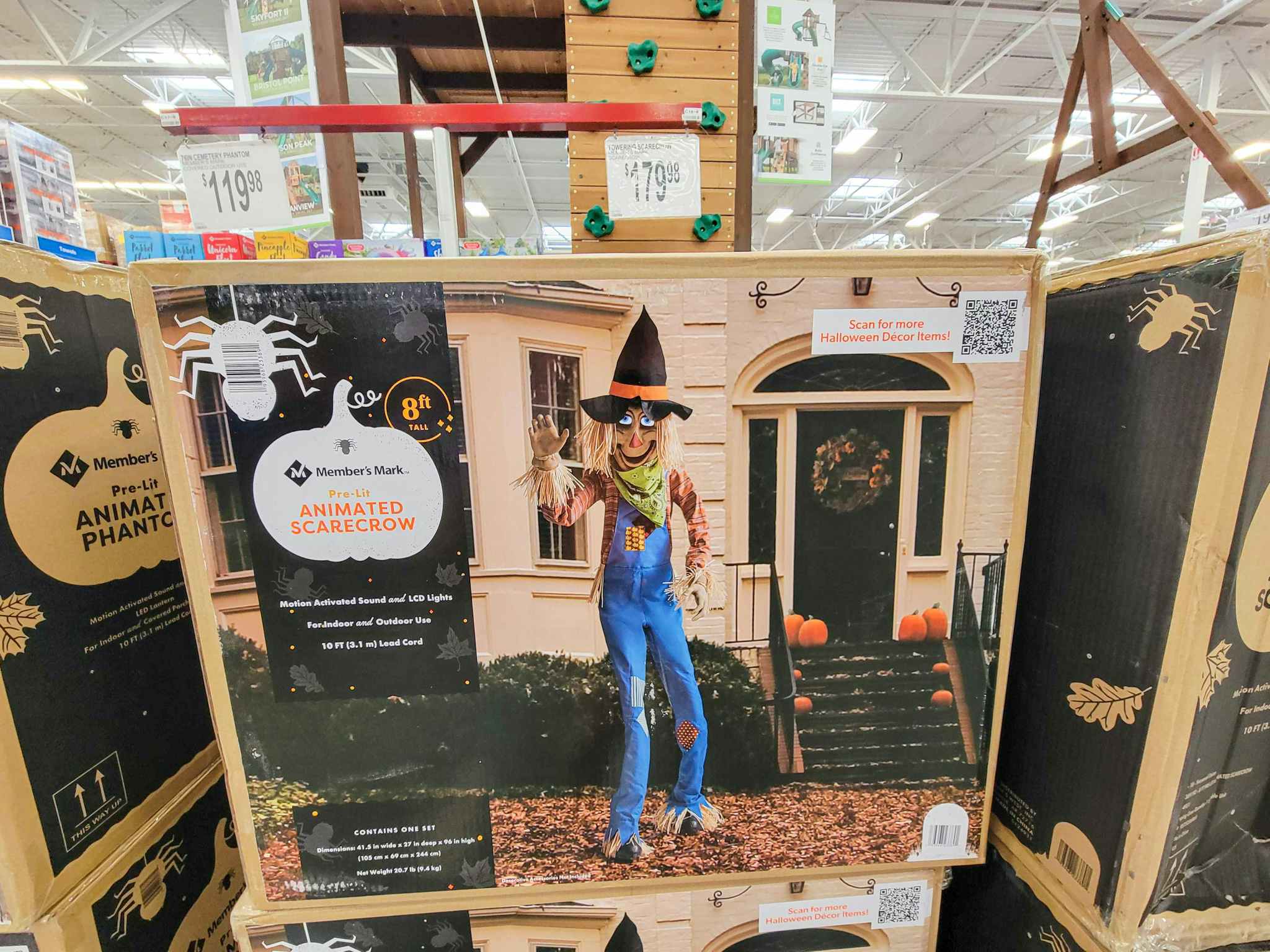 animated halloween scarecrow