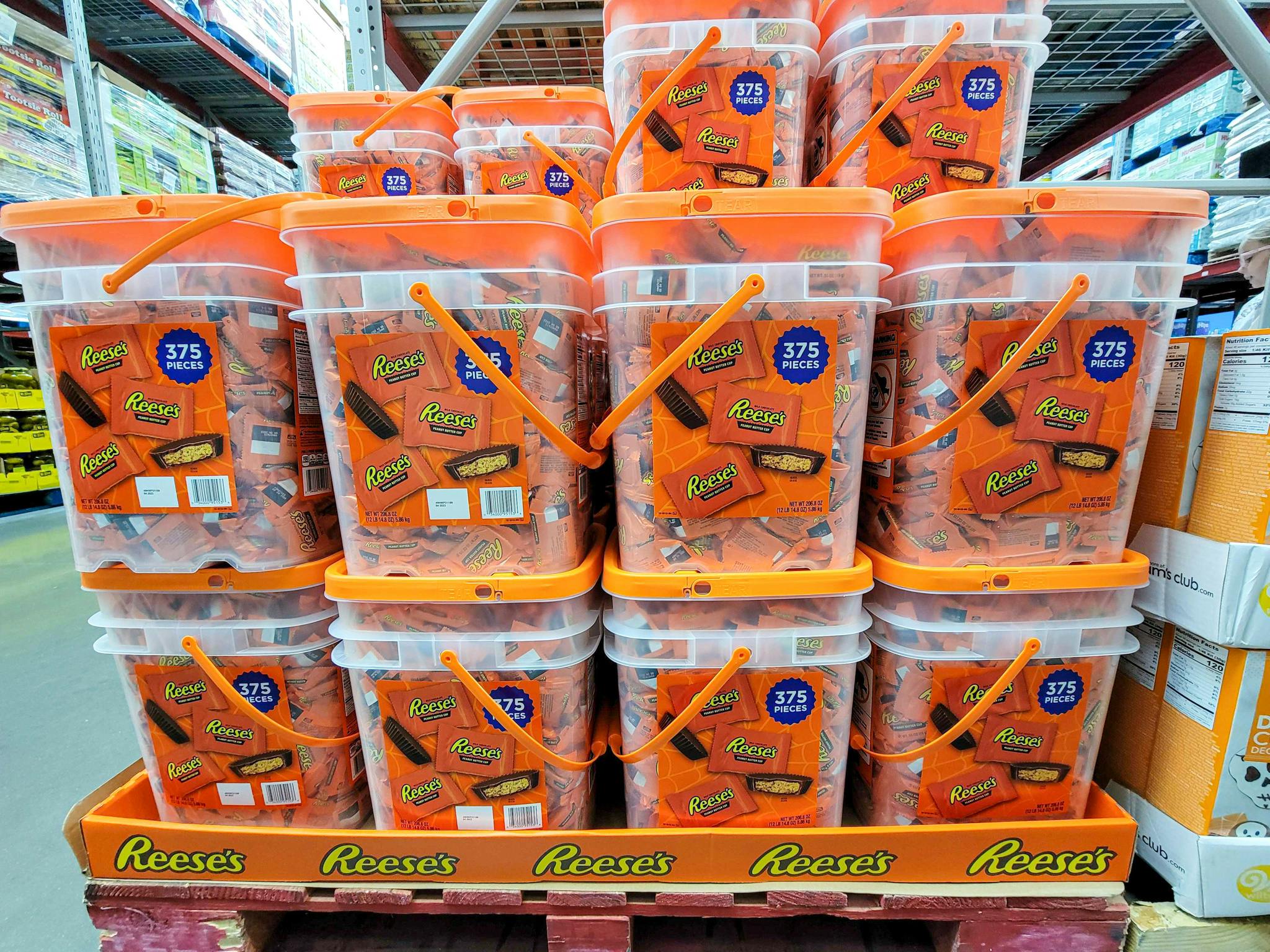 Bucket of 375 Reese's, 52.78 at Sam's Club The Krazy Coupon Lady