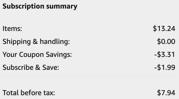 amazon-mr-clean-10-count-order-summary-2022-screenshot