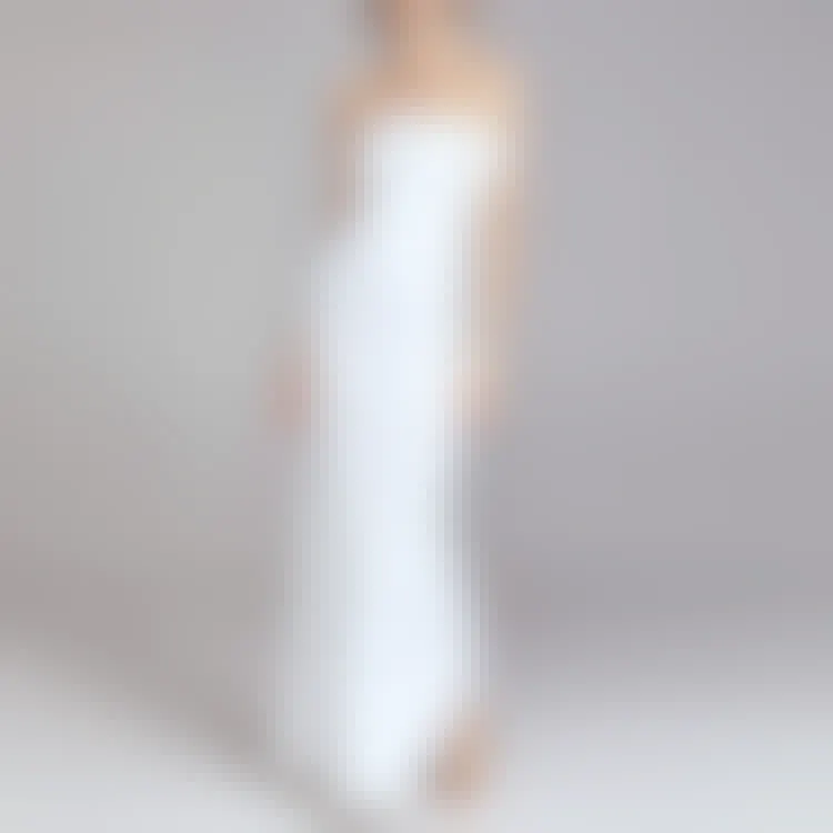 Shopbop Divina Gown Black Halo wedding dress model