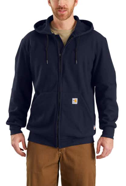 Carhartt Flame-Resistant Rain Defender Heavyweight Hoodie Zip Front
