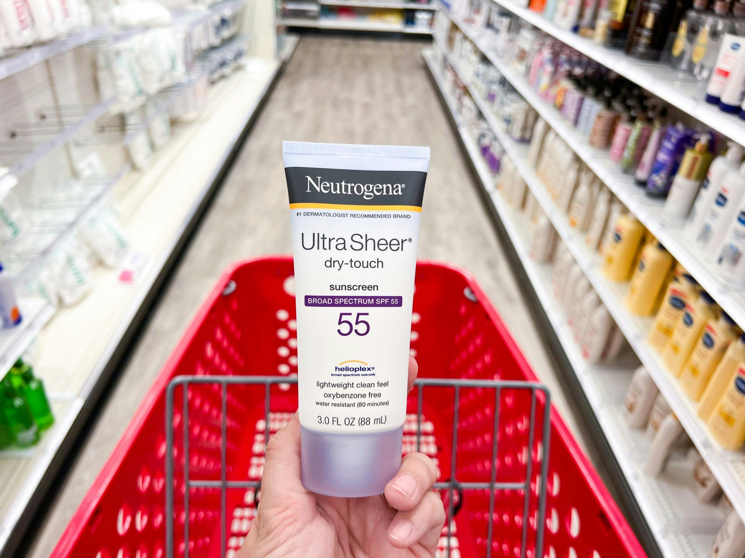 target neutrogena sunscreen