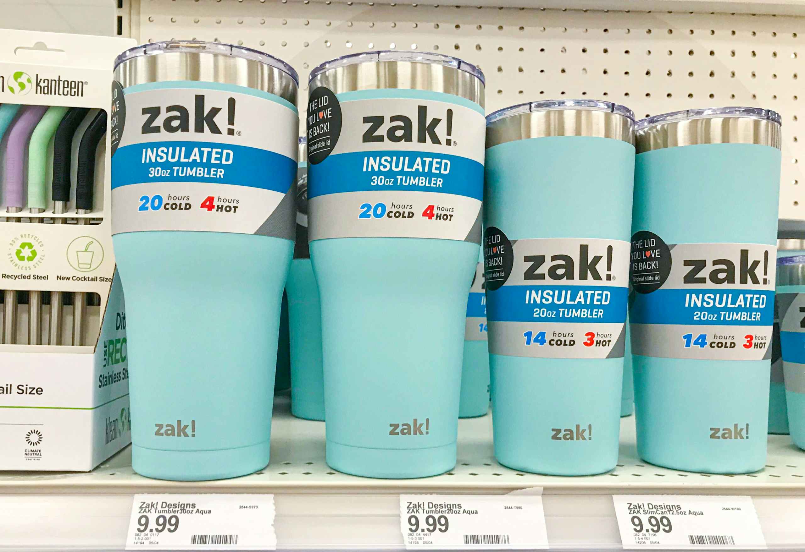 zak tumblers for cold beverages