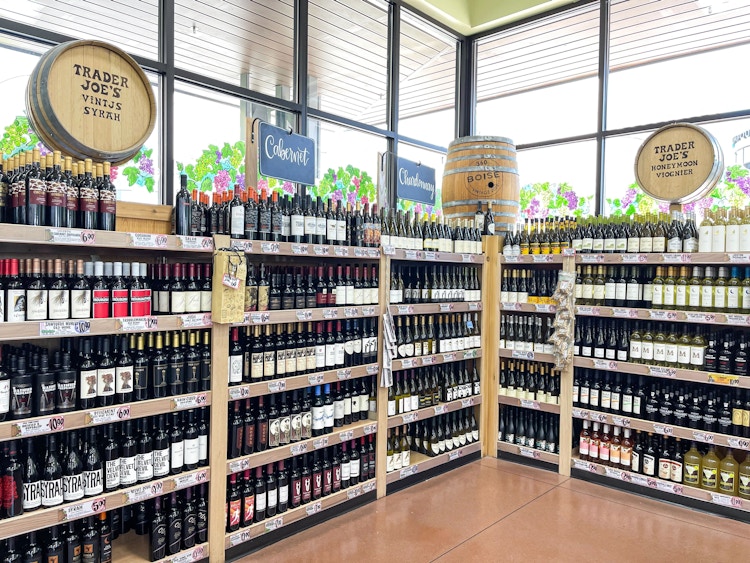 wine at trader joes