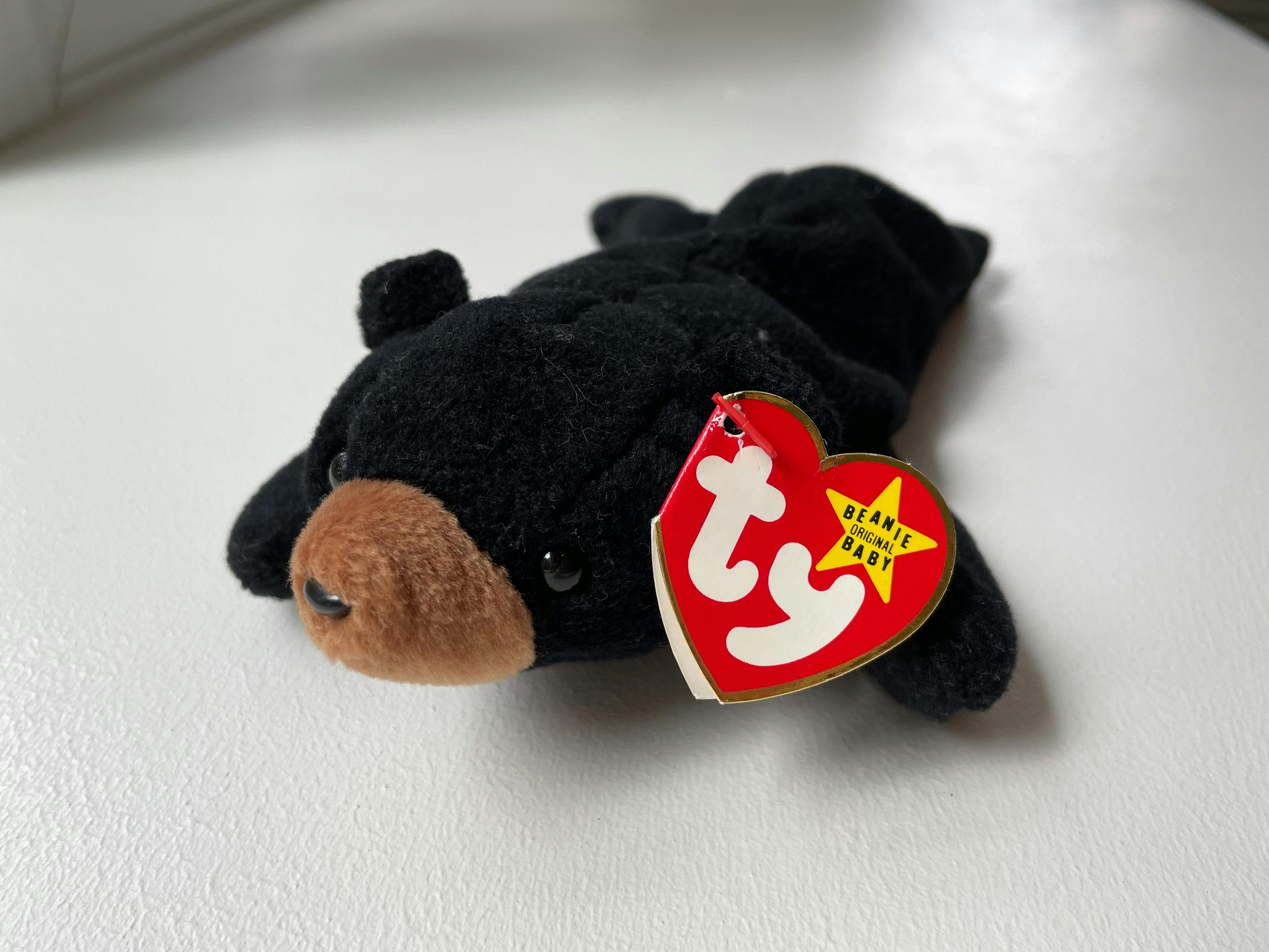 Blackie the bear store beanie baby value