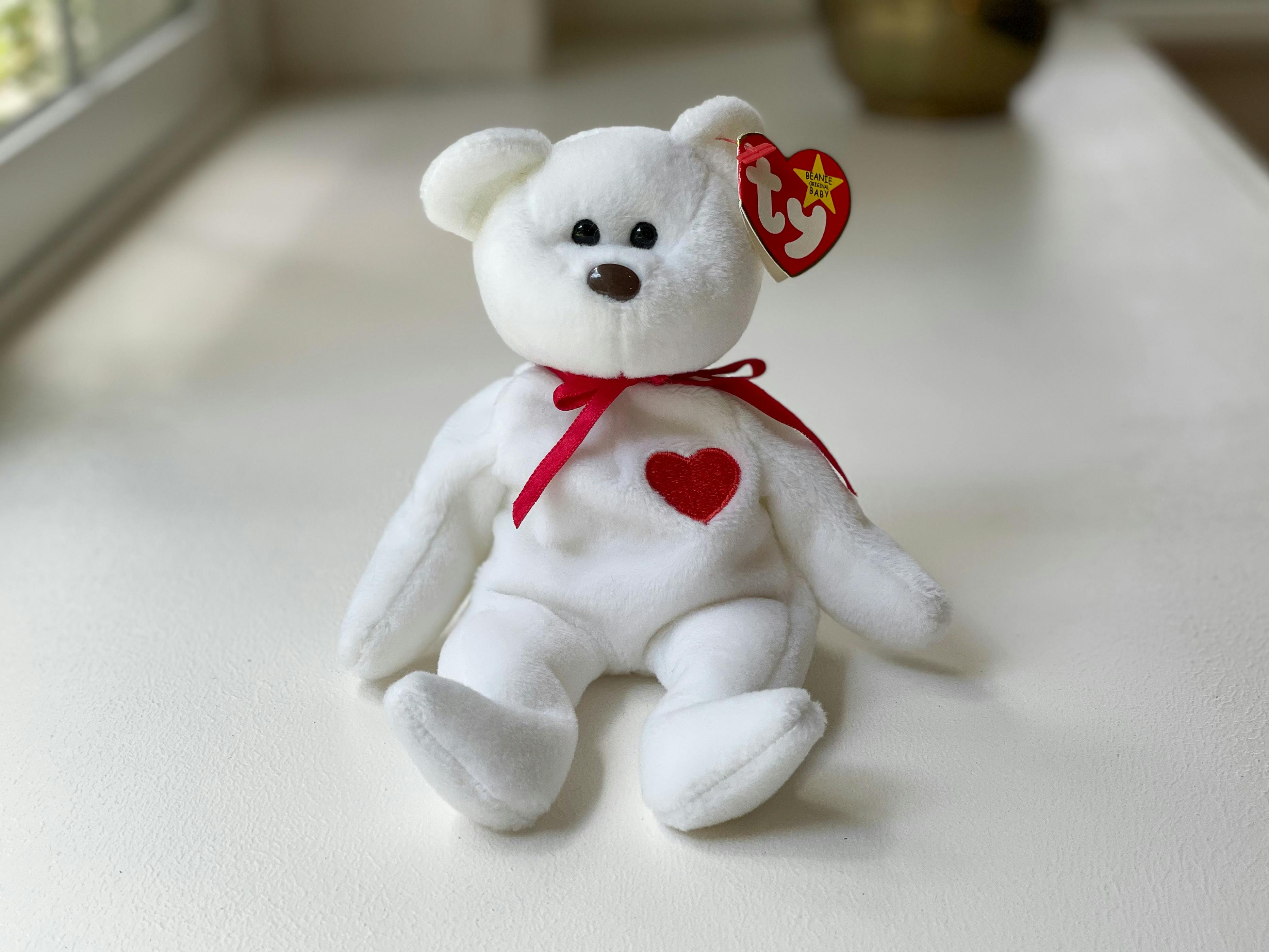 Ty beanie baby outlet valentino bear value