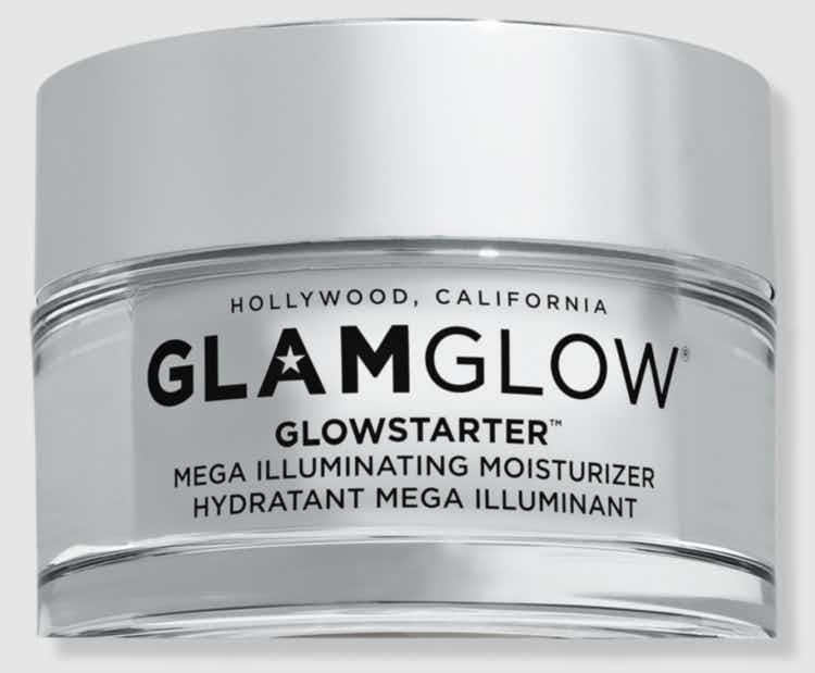 a glamglow glowstarter in a grey container