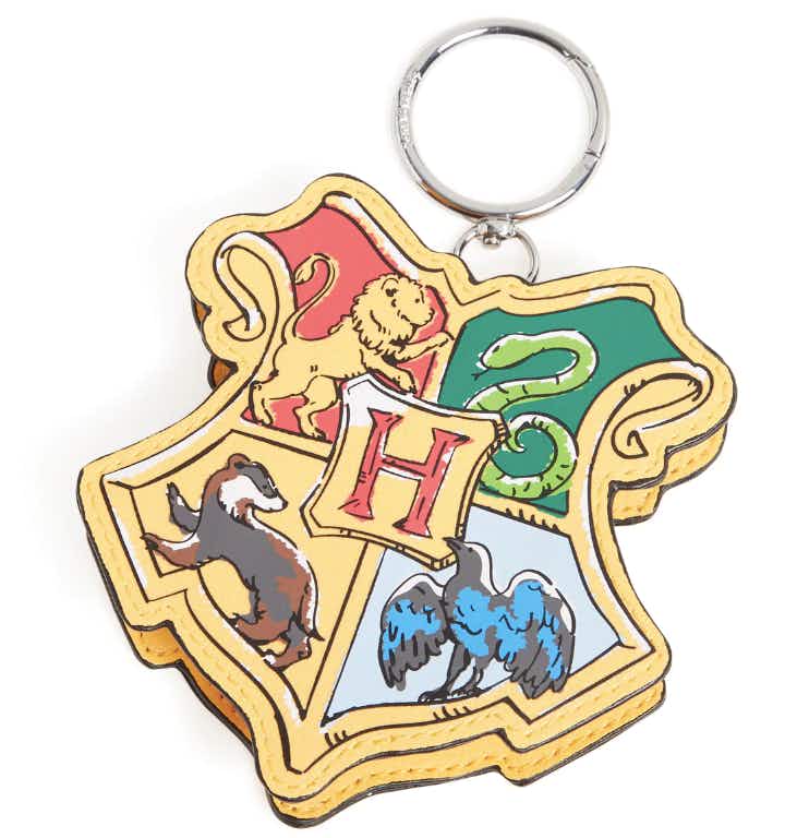 Harry Potter Hogwarts Crest Zip Bag Charm