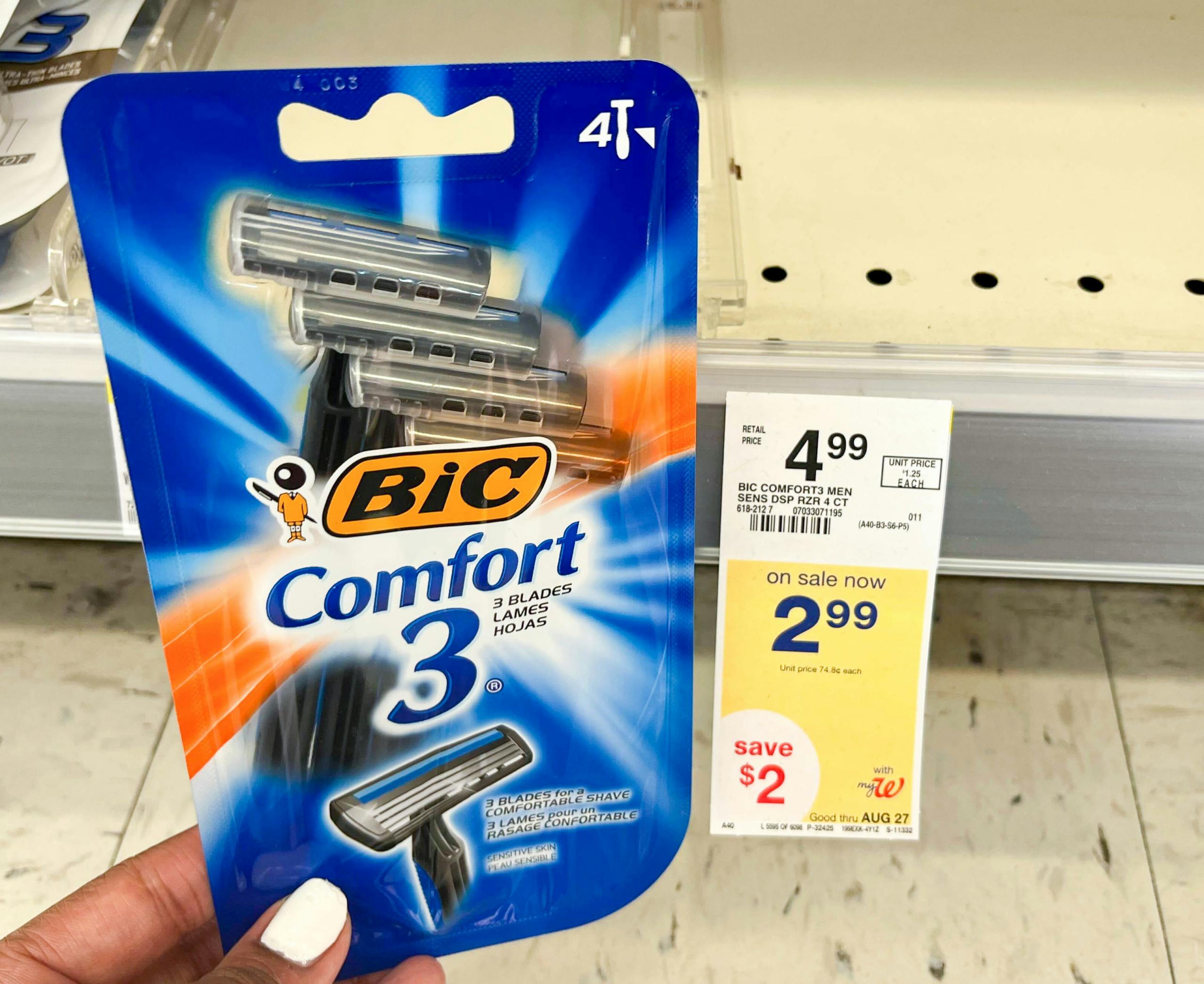 Bic Disposable Razors, Only $2.99 at Walgreens - The Krazy ...