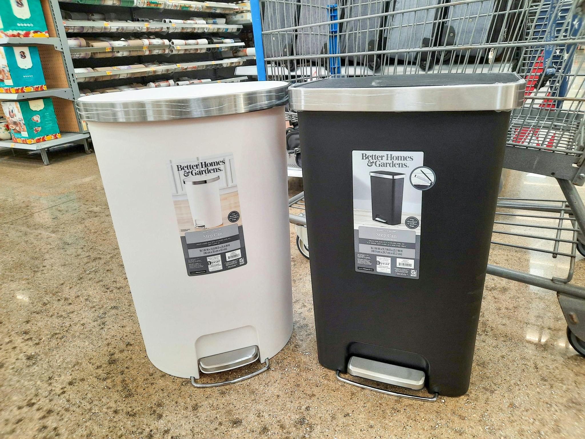 Better Homes & Gardens Step Trash Cans, as Low as 35 at Walmart The