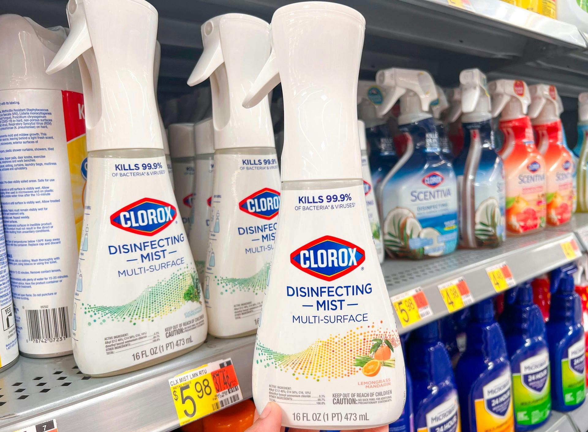 Clorox Disinfecting Mist, Just 4.23 at Walmart The Krazy Coupon Lady