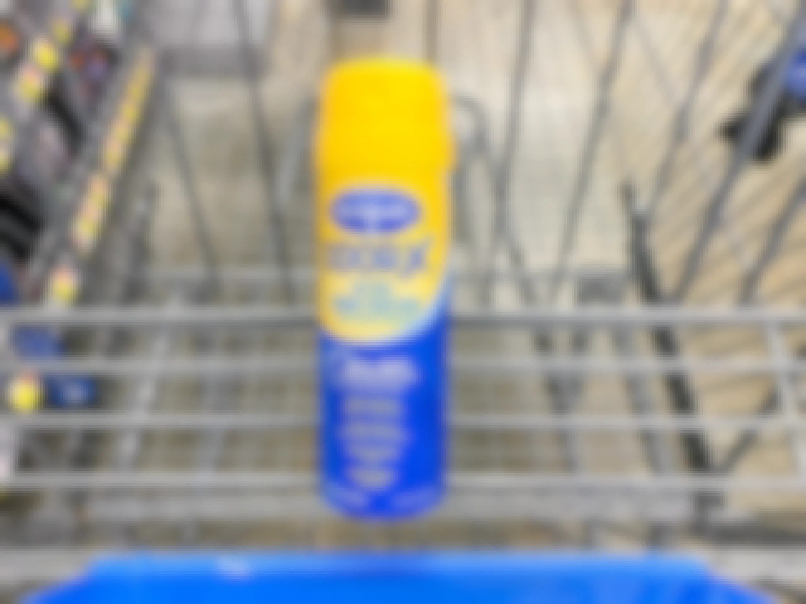 Dr Scholl's Odor-X Spray Powder in Walmart shopping cart