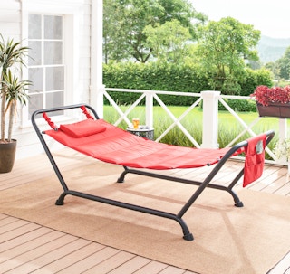 walmart mainstays belden park hammock with stand red 2022 1659533694 1659533694