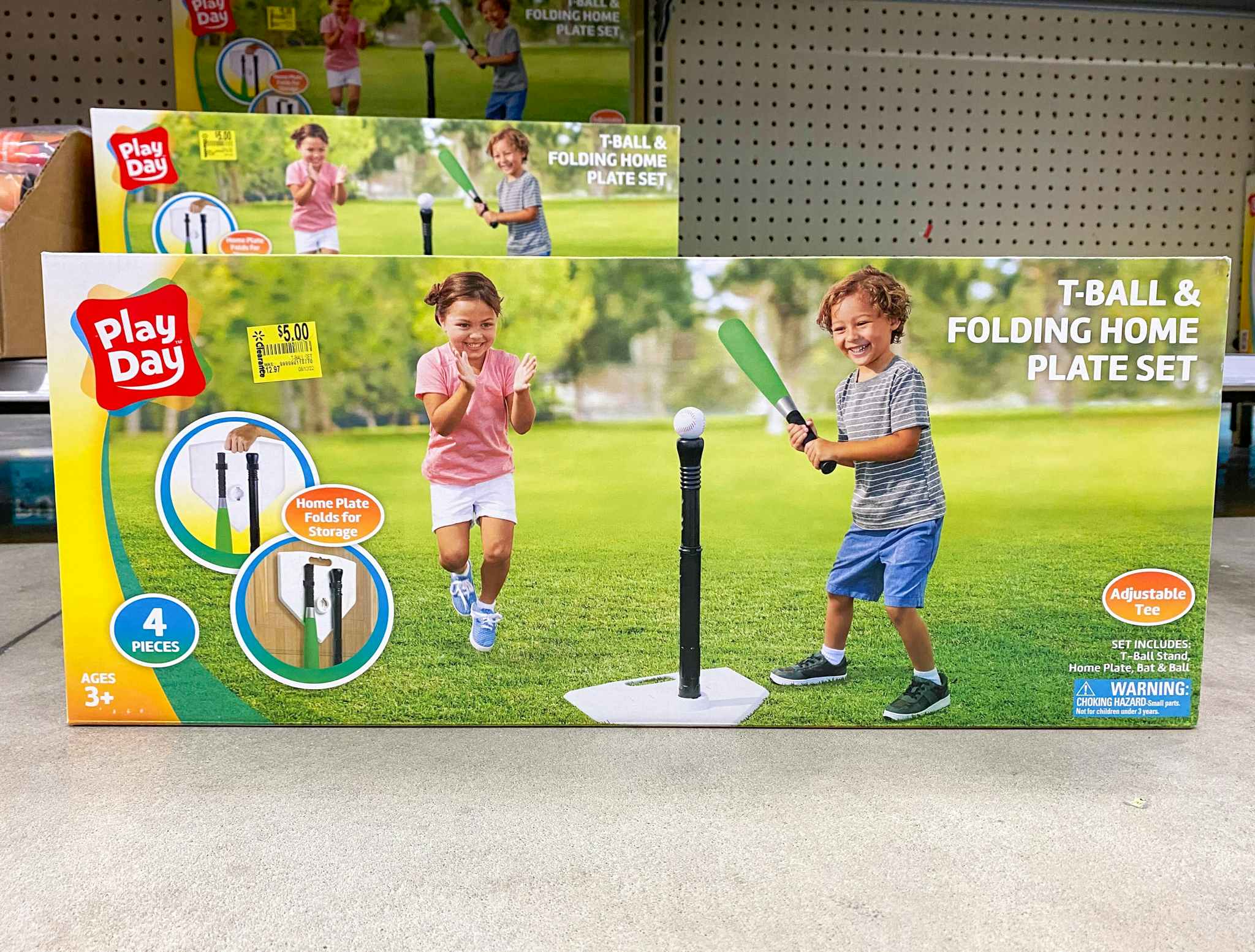 play day t-ball set on walmart floor