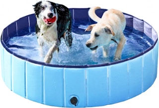 walmart smilemart foldable pet swimming pool blue 2022 1659544492 1659544492