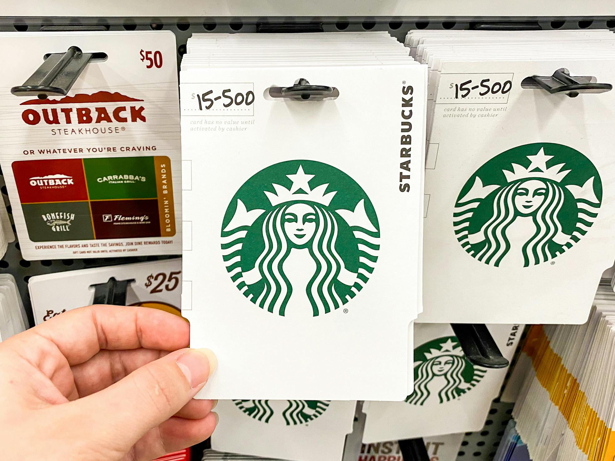 starbucks gift cards special