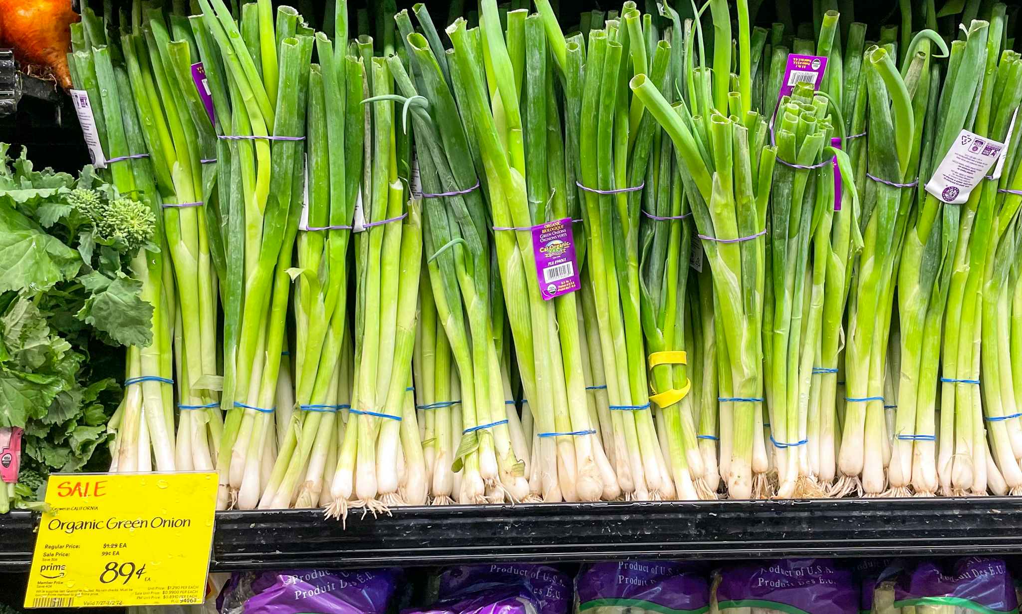 organic green onions at whole foods