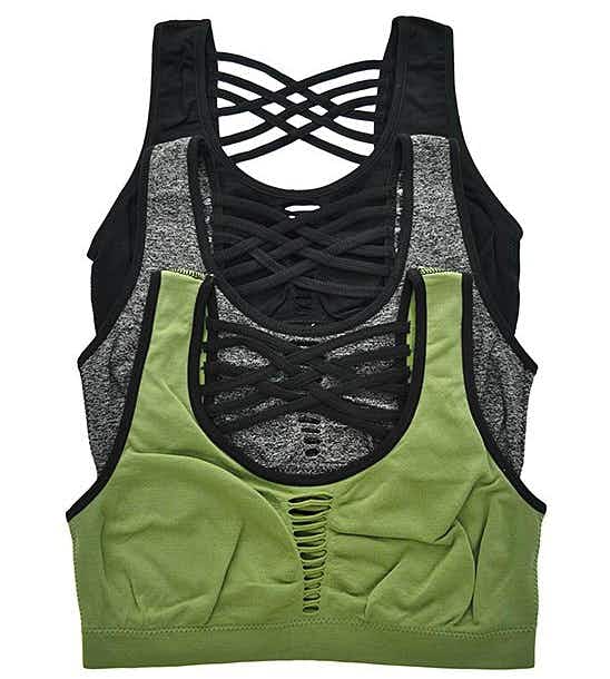 Zulily-Green-and-Black-Sports-Bra-Aug-2022