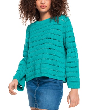 Zulily-Roxy-Teal-Striped-Shirt-Aug-2022