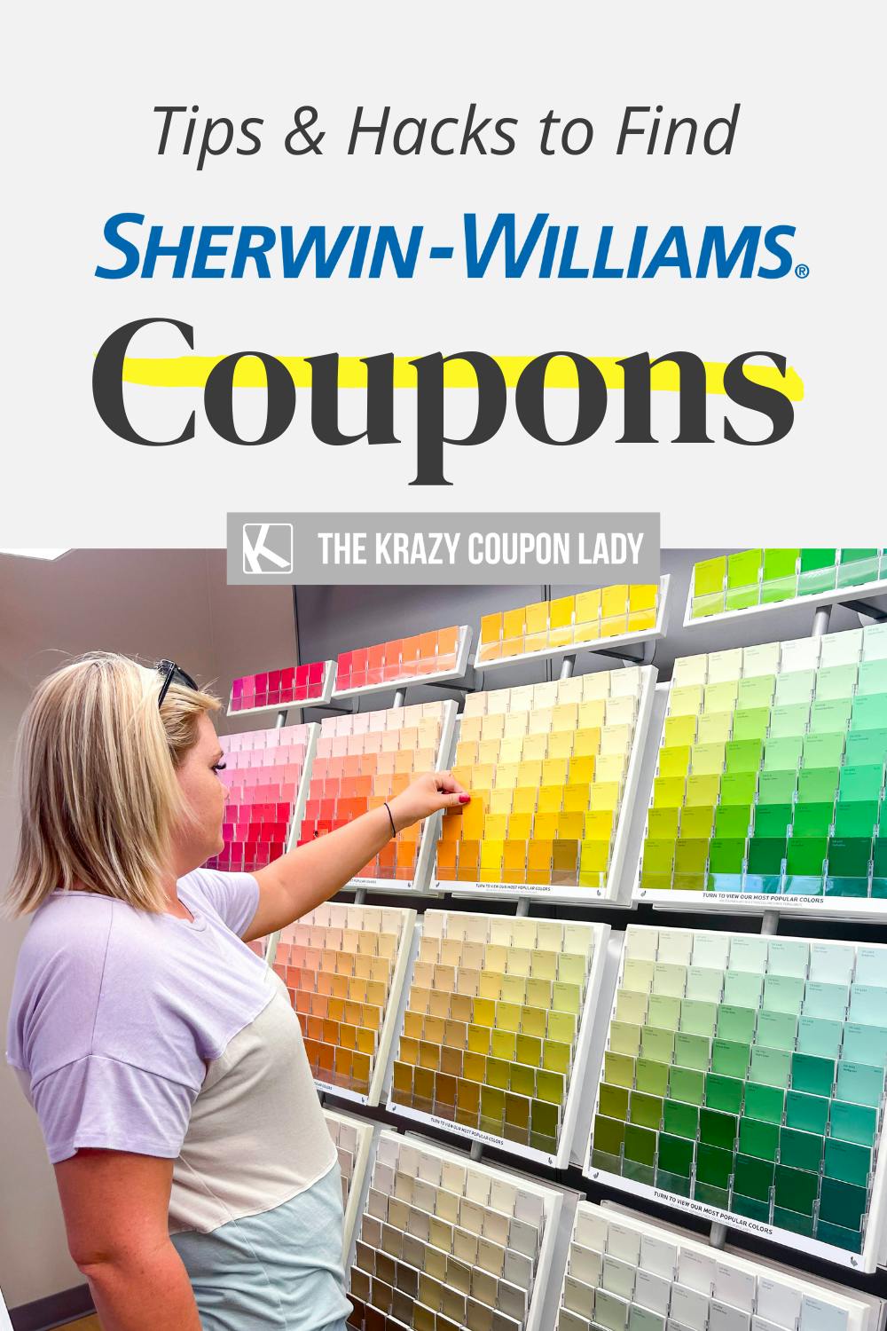 SherwinWilliams Coupons & Deals The Krazy Coupon Lady