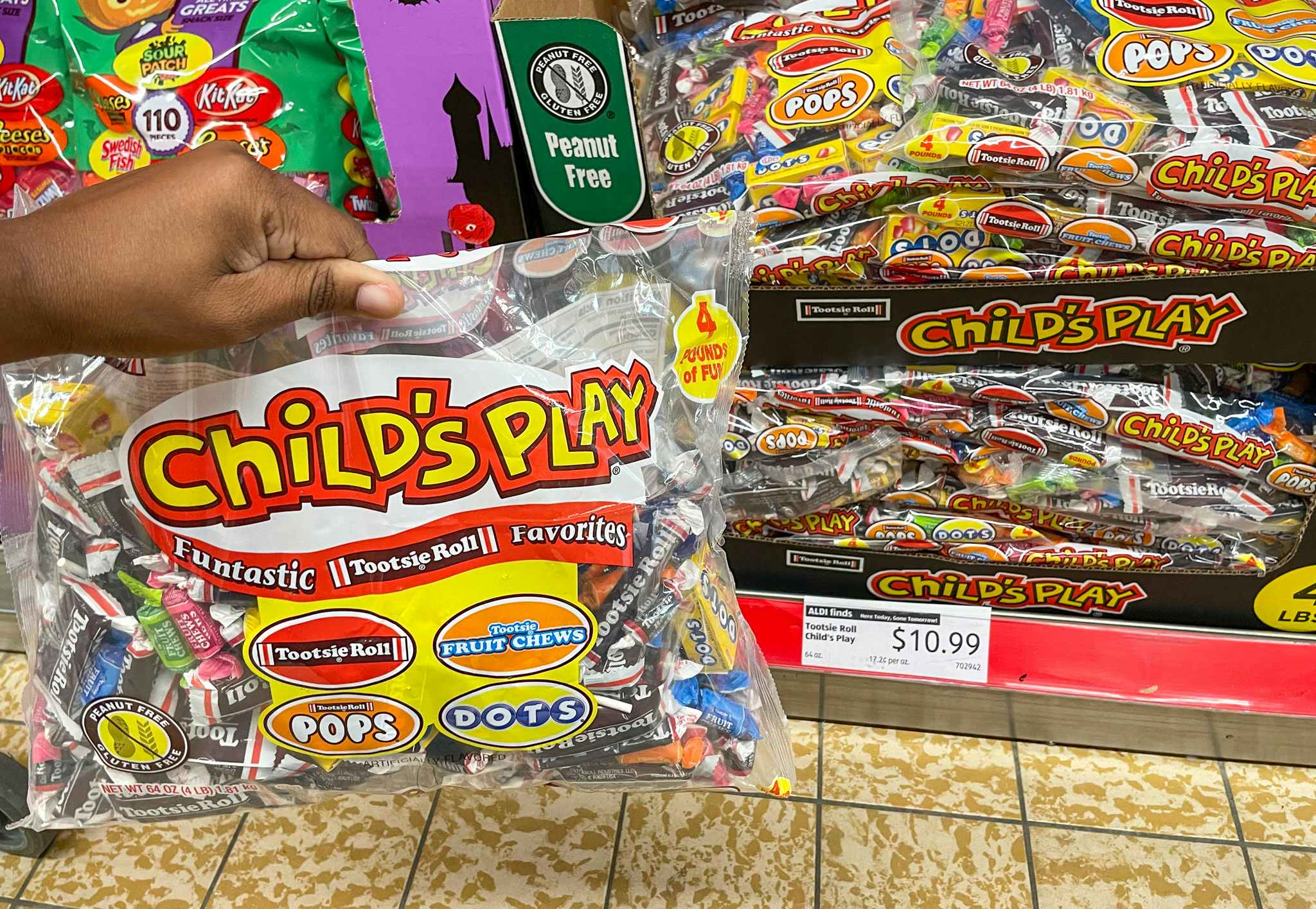 childs play candy at aldi