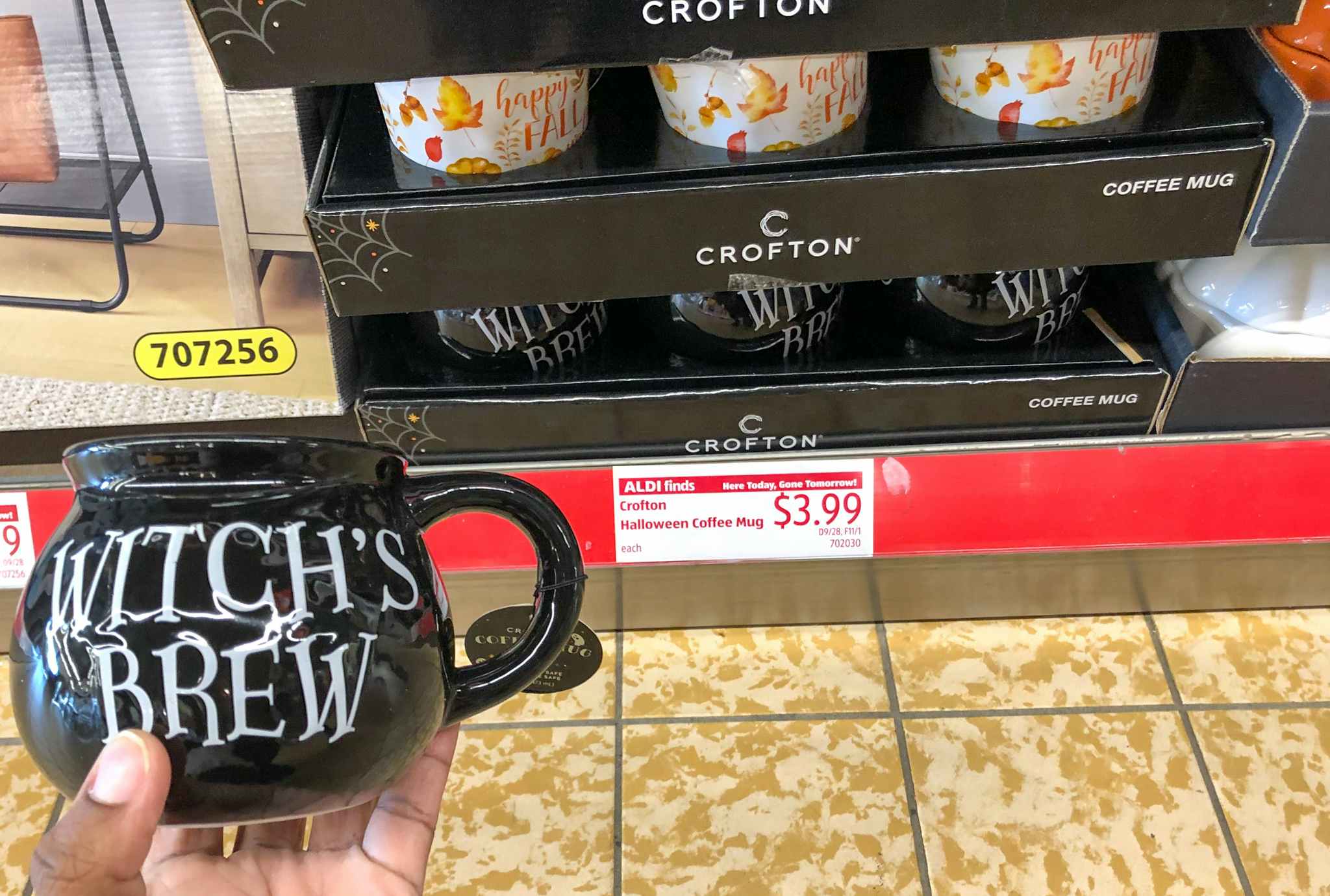 halloween mug at aldi