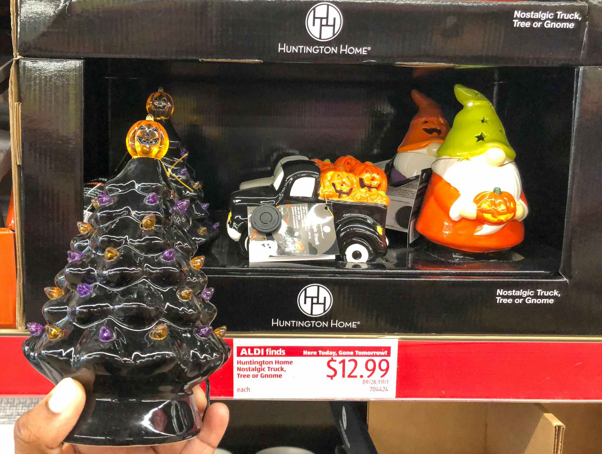 ceramic halloween tree at aldi