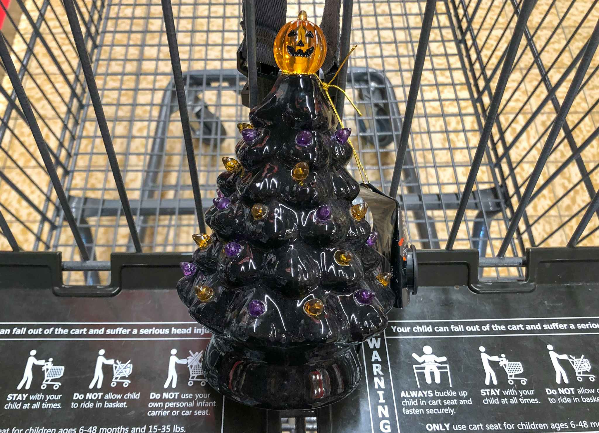 ceramic halloween tree at aldi