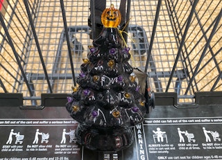 ceramic halloween tree at aldi