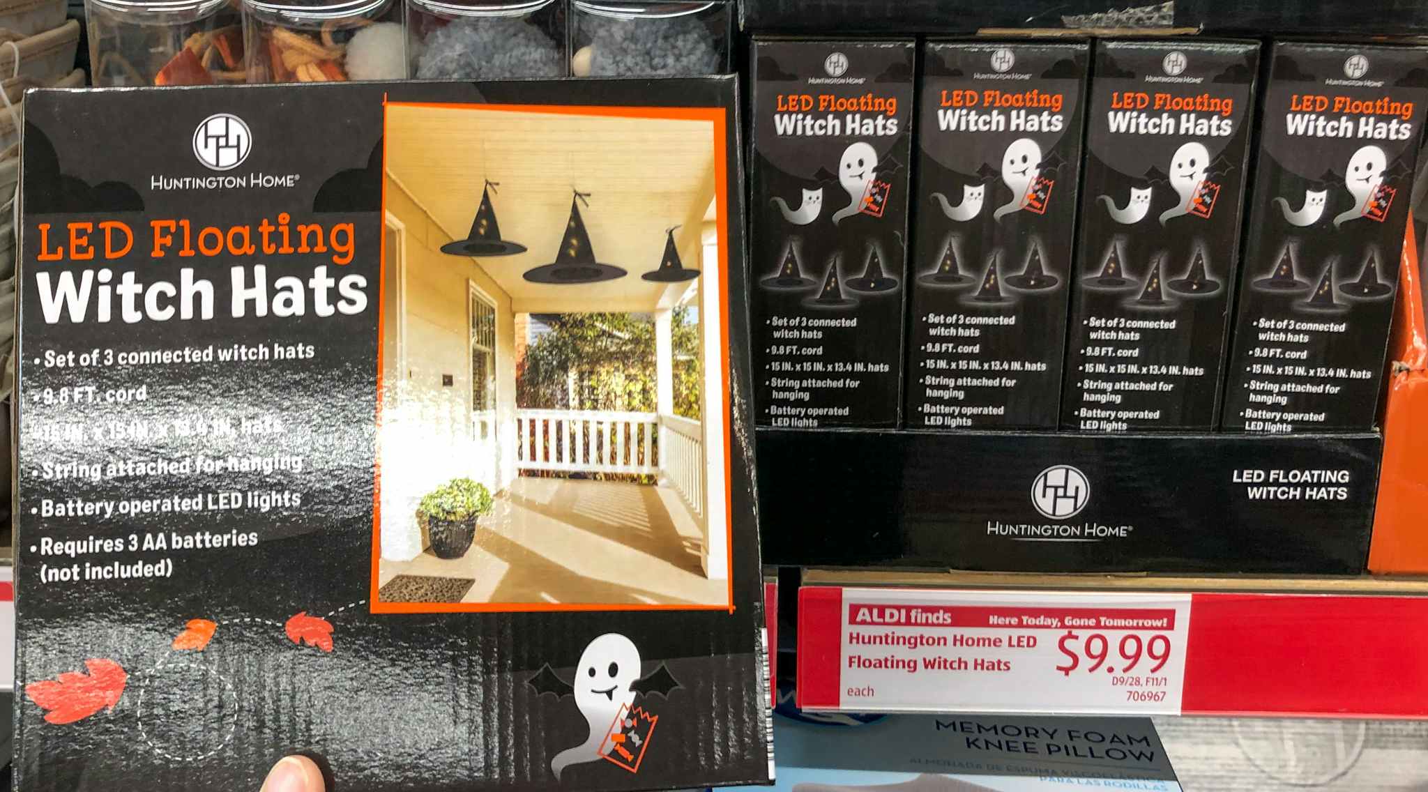 halloween decor at aldi