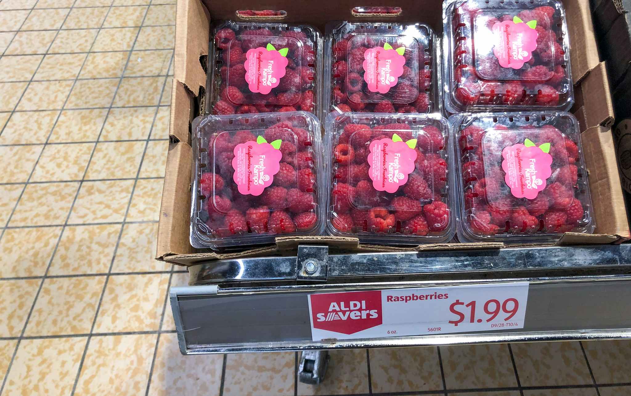 raspberries at aldi