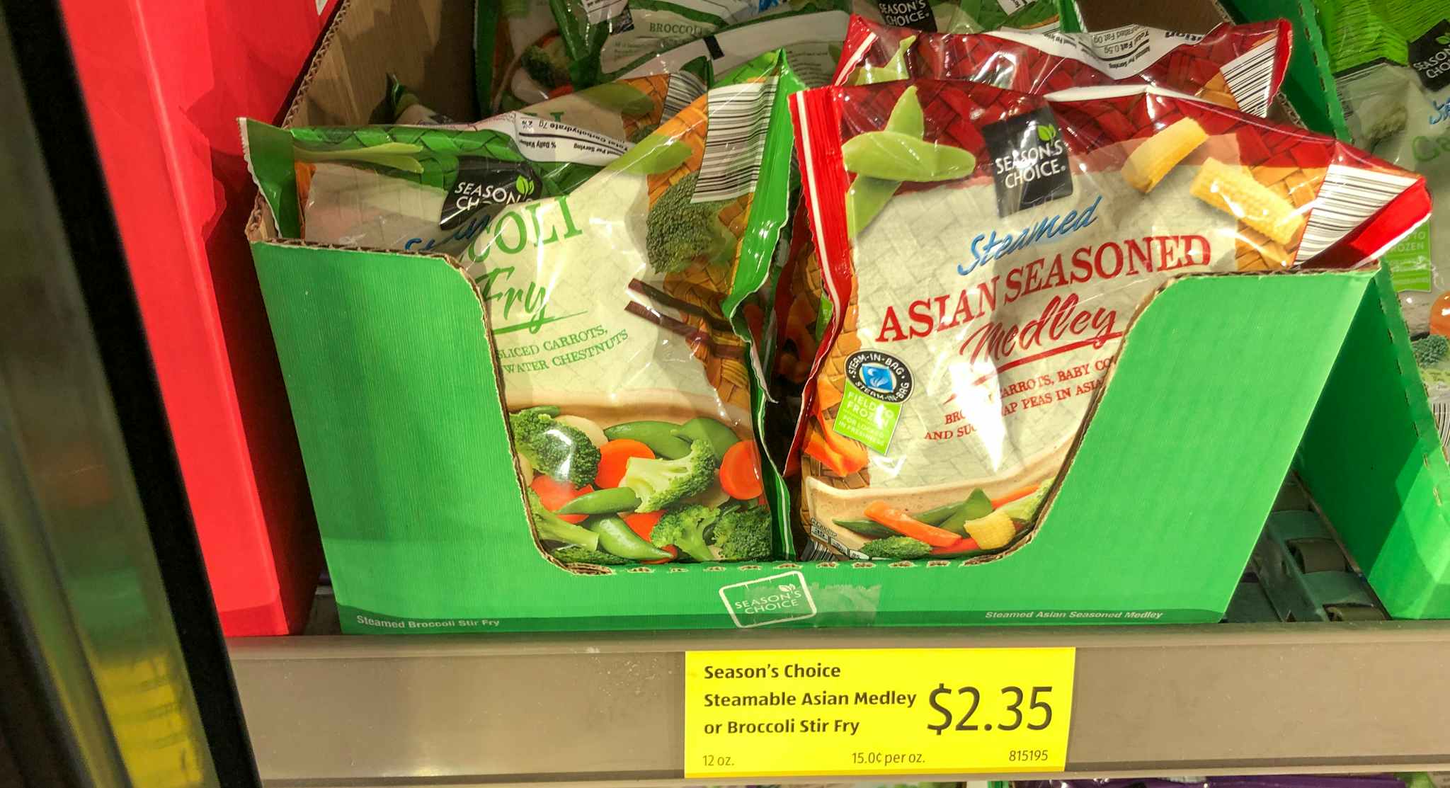 stir fry vegetables at aldi