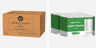 amazon grocery promotion solimo coffee pods amazon basics paper towel 1663175362 1663175362