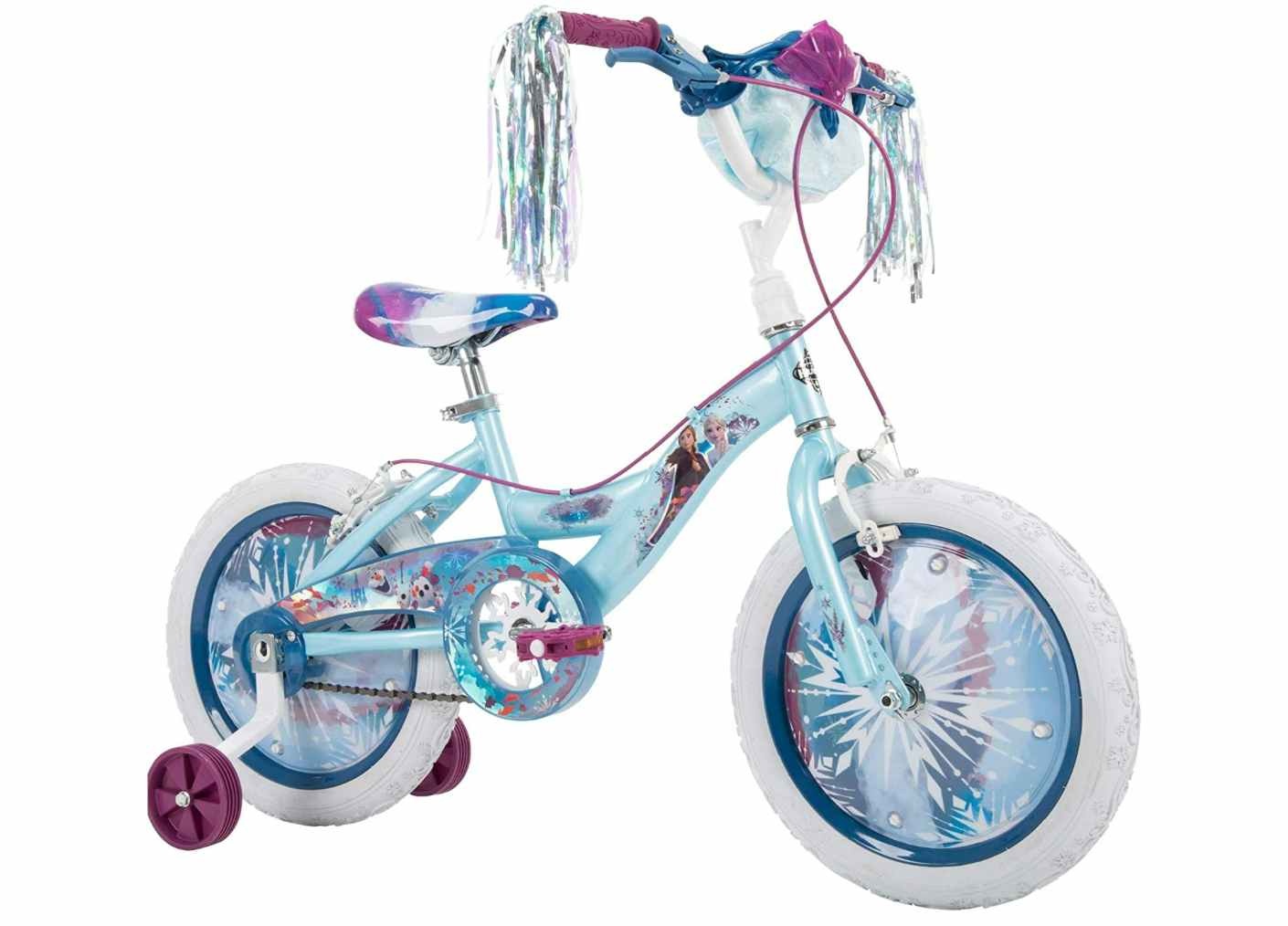 Frozen themed Huffy kids bike