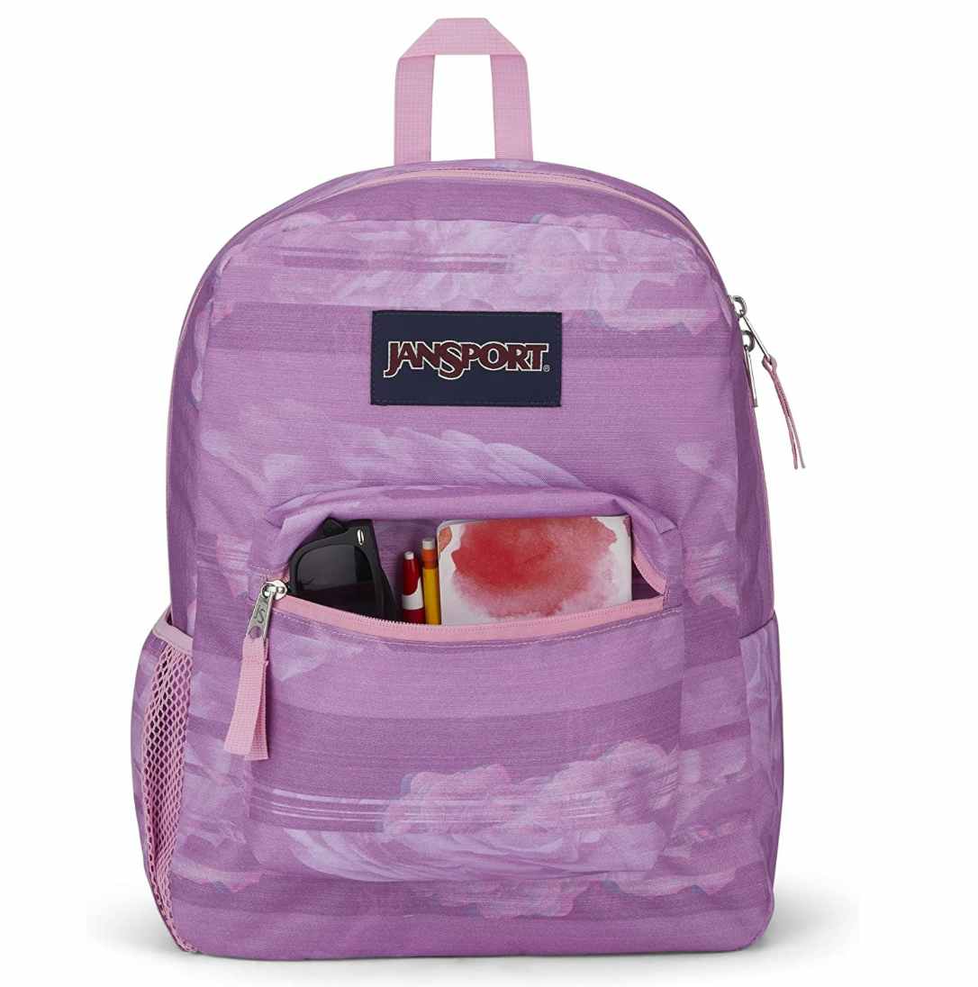 Pink and purple backpack 