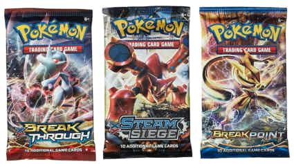 Image of Pokemon card packs