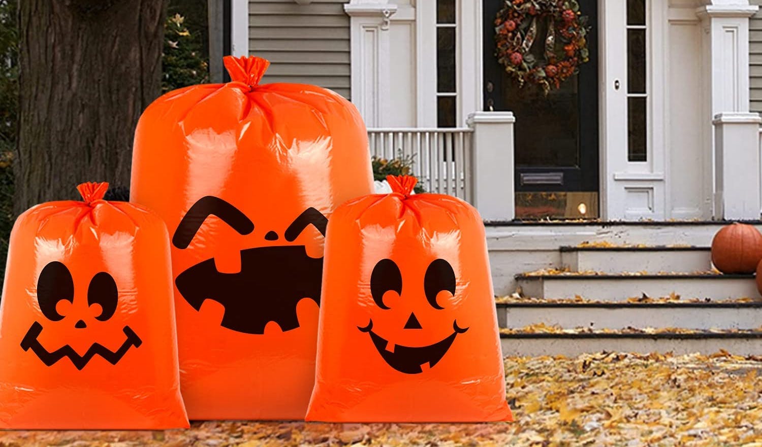 Pumpkin Lawn Bags 6Pack, Just 6.99 on Amazon The Krazy Coupon Lady