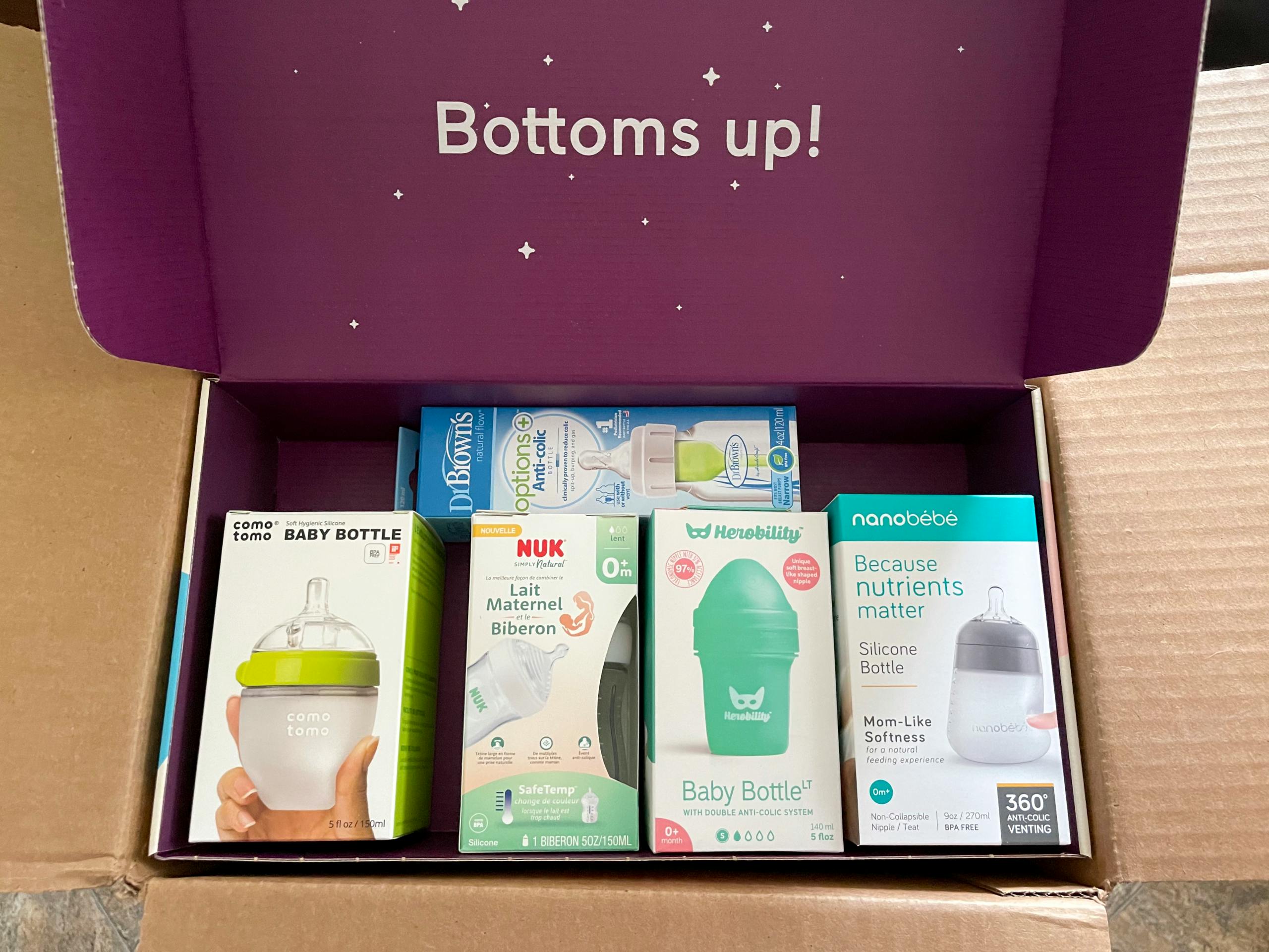 baby bottle box sampler