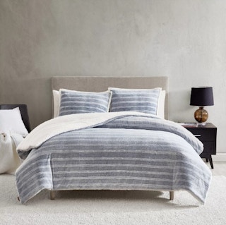 bed bath & beyond ugg sherpa lined bedding set