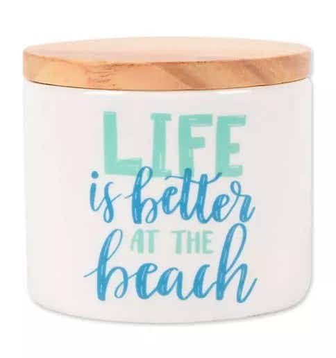 belk beach saying candle