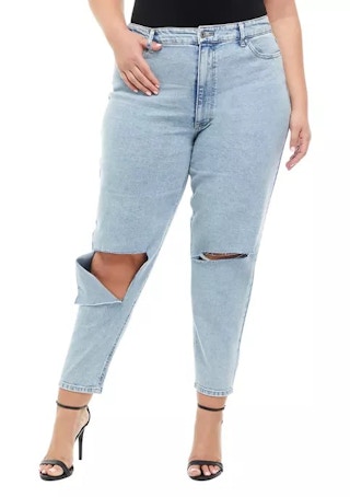 belk plus size denim jeans