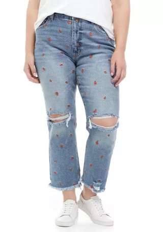 belk plus size denim jeans