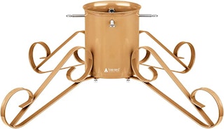 A Tree Nest Elegant Tree Holder Christmas tree stand on a white background.